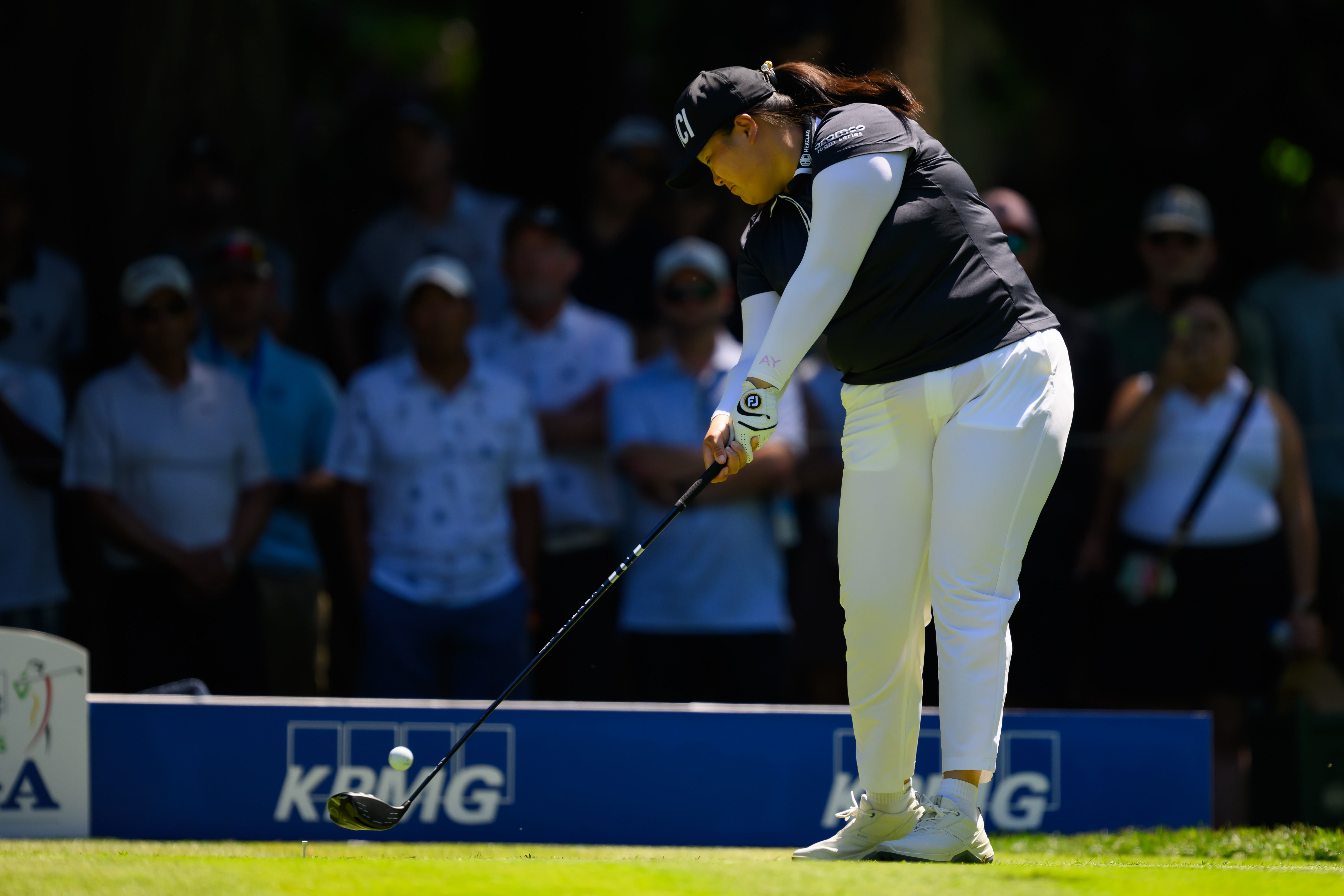 Angel Yin during the KPMG Women&#039;s PGA Championship (Image Source: Imagn)