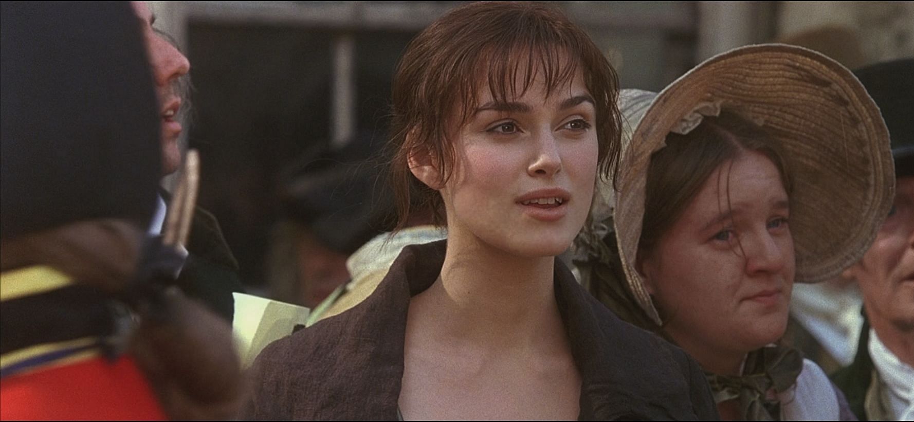 Keira Knightley as Elizabeth in Pride and Prejudice (Image via Prime Video)