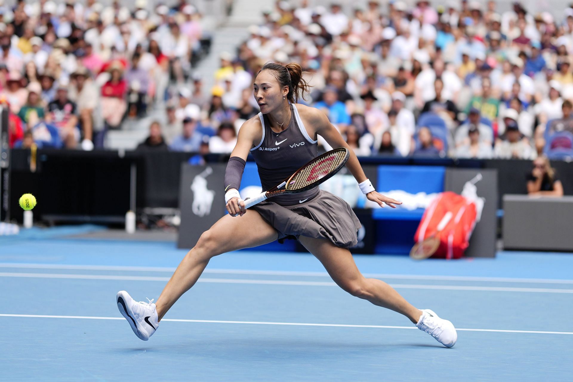 Zheng Qinwen at the 2025 Australian Open - Source: Getty