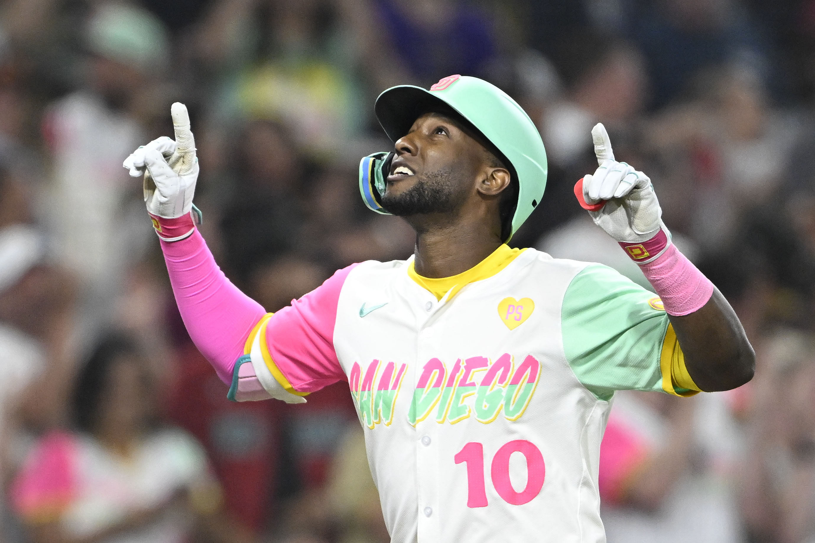 Jurickson Profar set carer high figures in home runs, RBIs, and OPS last season (Credits: Imagn)