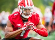 Indiana WR Donaven McCulley could be a portal star with the Wolverines in 2025. (Photo Credit: IMAGN)