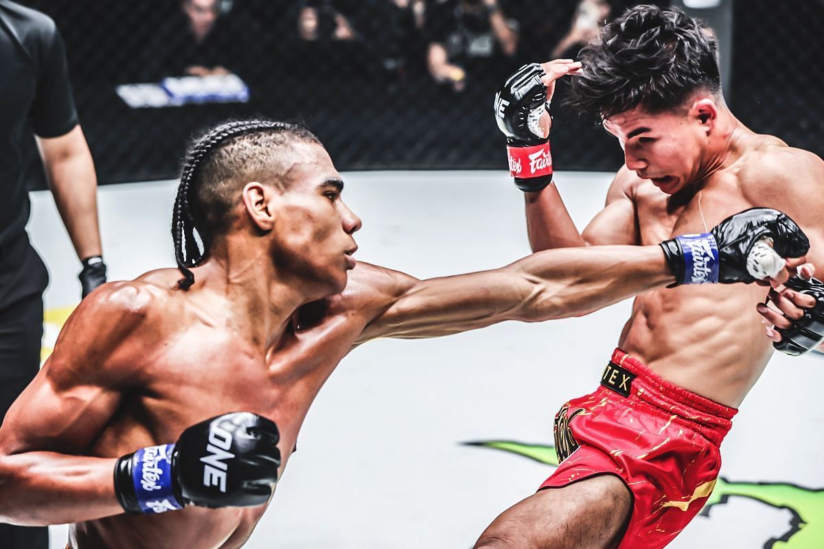 WATCH: Johan Estupinan, Johan Ghazali trade haymakers in thrilling all-phenom showdown at ONE 170 -- Photo by ONE Championship