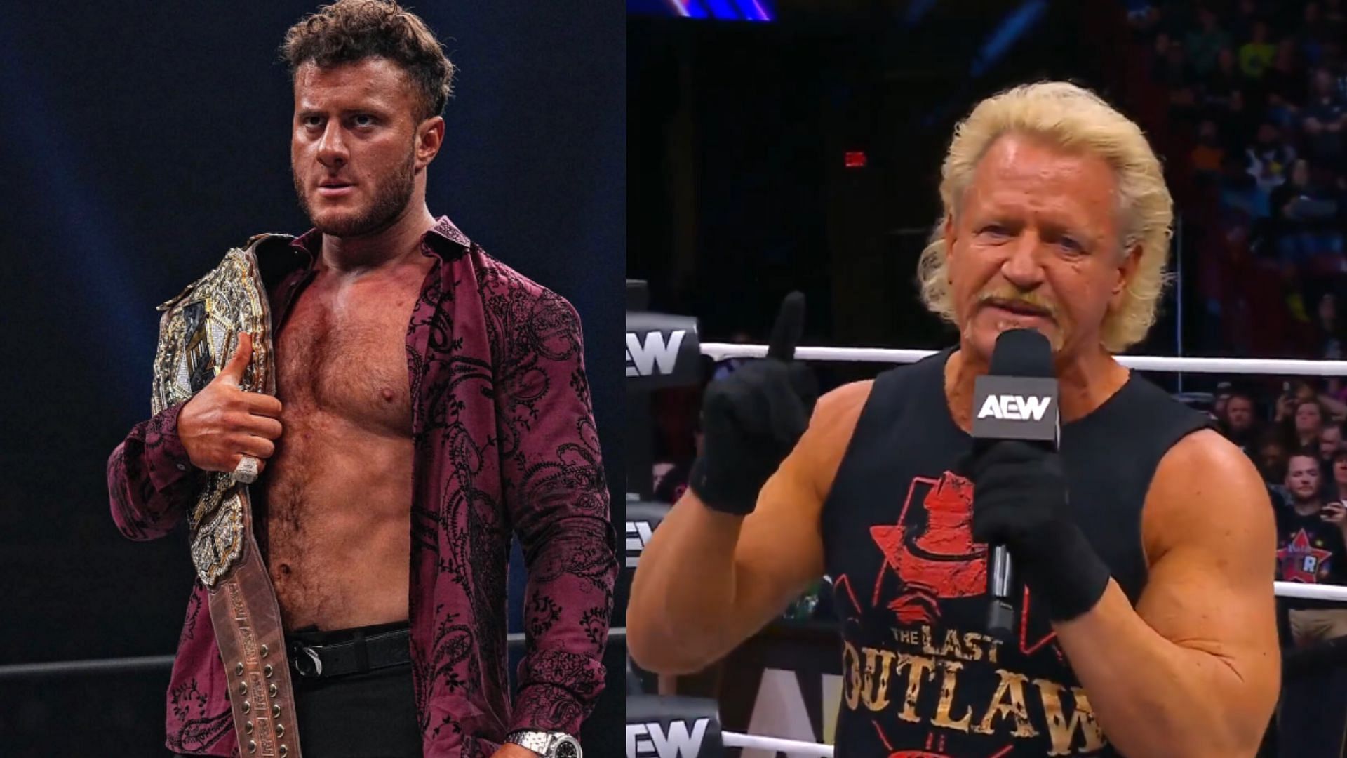 MJF (left) / Jeff Jarrett (right) [Image Credits: X profiles of MJF and AEW]