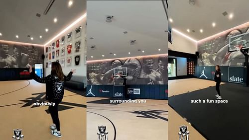 Impressive pictures from the defender's house