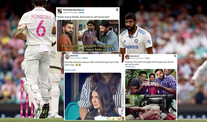 "Kohli is a legend, he should play in legends league"- Top 10 funny memes after India's batting collapse in 5th Test vs Australia in BGT 2024-25