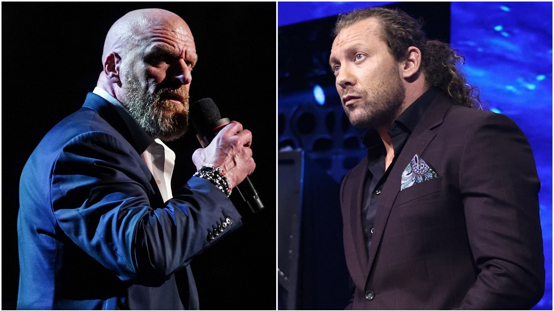 Triple H on WWE RAW, Kenny Omega at AEW Worlds End