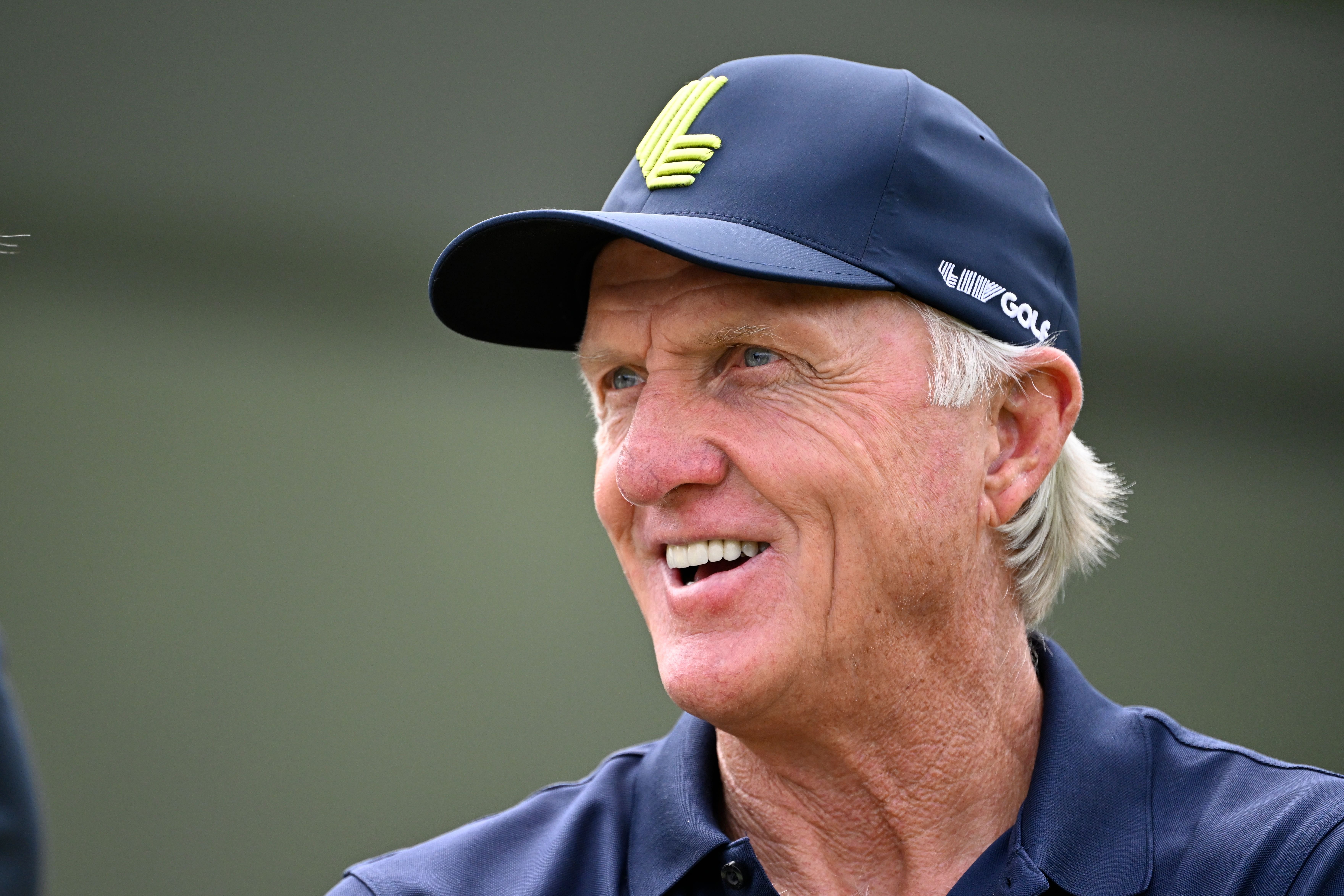 Greg Norman at the LIV Golf Greenbrier - Source: Imagn