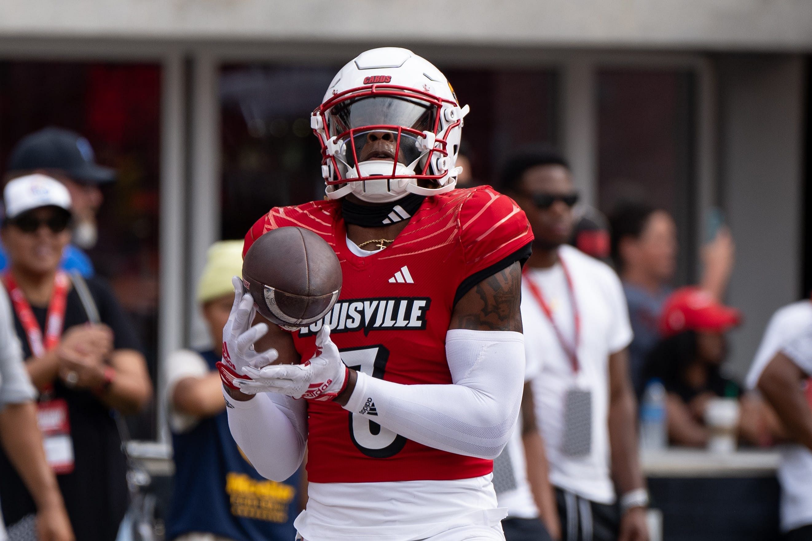 Louisville defensive back Quincy Riley has played his way into NFL Draft selection. (Photo Credit: IMAGN)