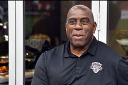 "I am so humbled" - Overwhelmed Magic Johnson highlights moments with Cookie Johnson & Denzel Washington at Presidential Medal ceremony