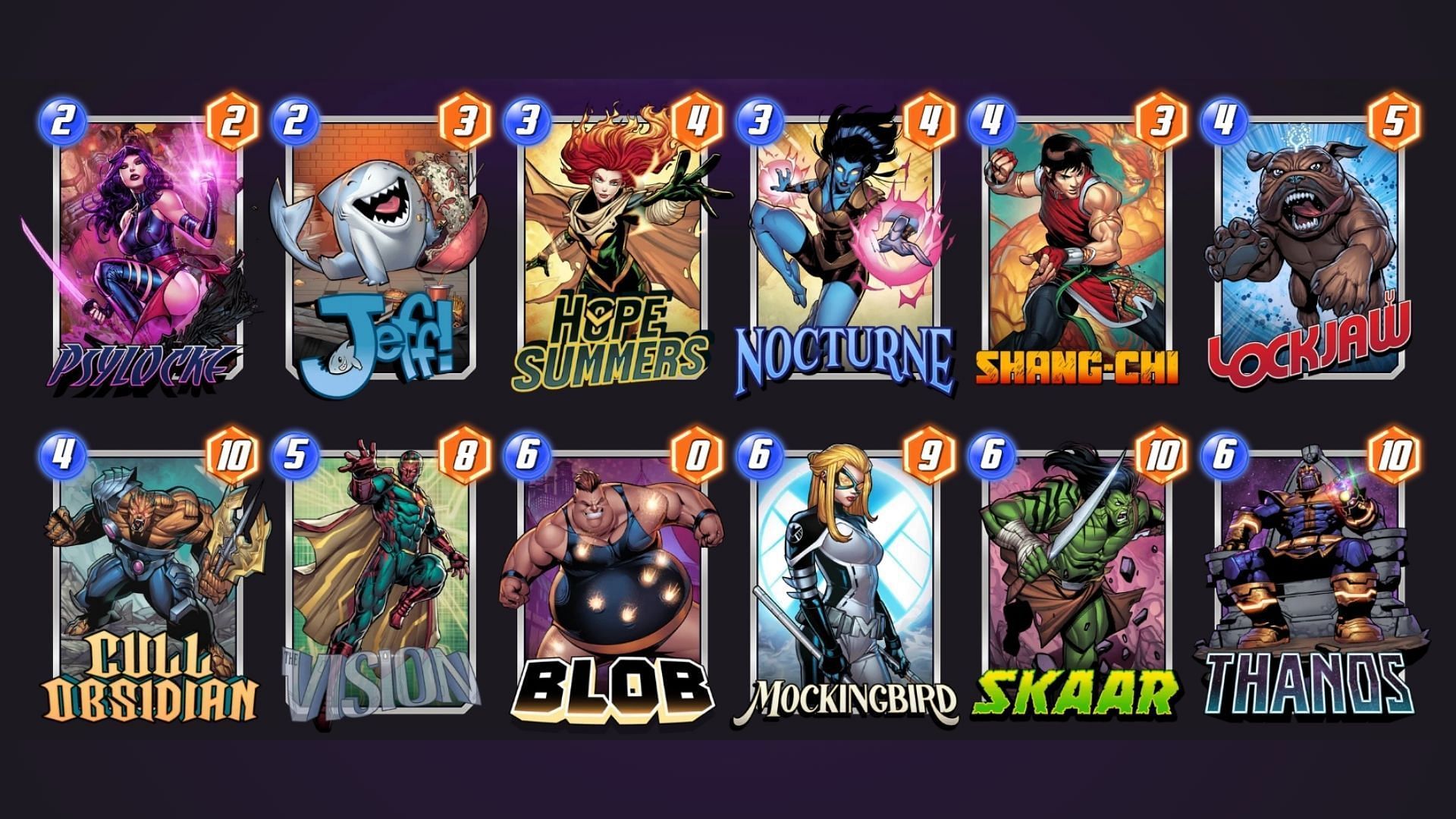 The Endgame deck is one of the best Marvel Snap Thanos decks overall (Image via Nuverse)