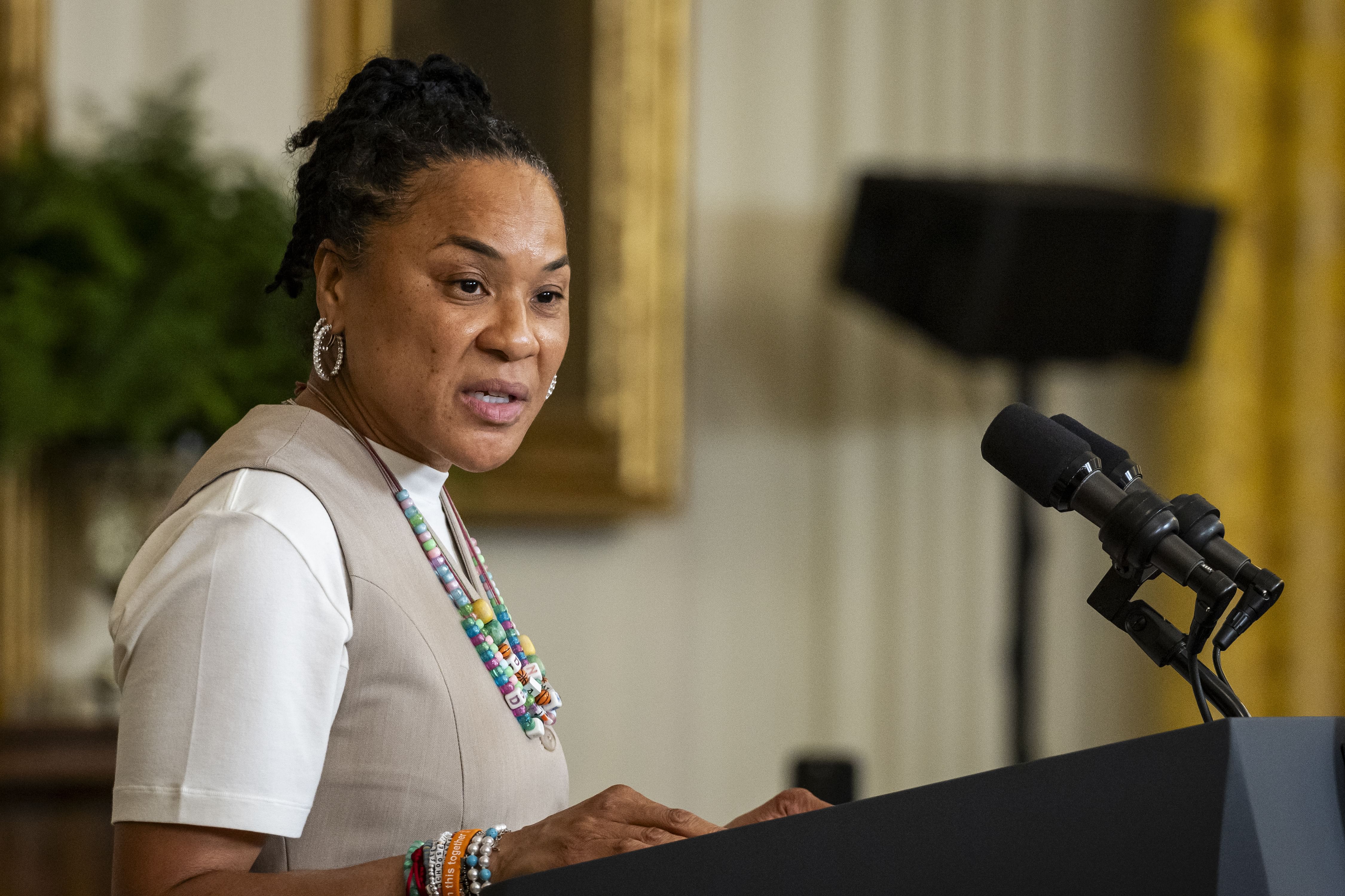 NCAA Womens Basketball: South Carolina Gamecocks White House Visit - Source: Imagn