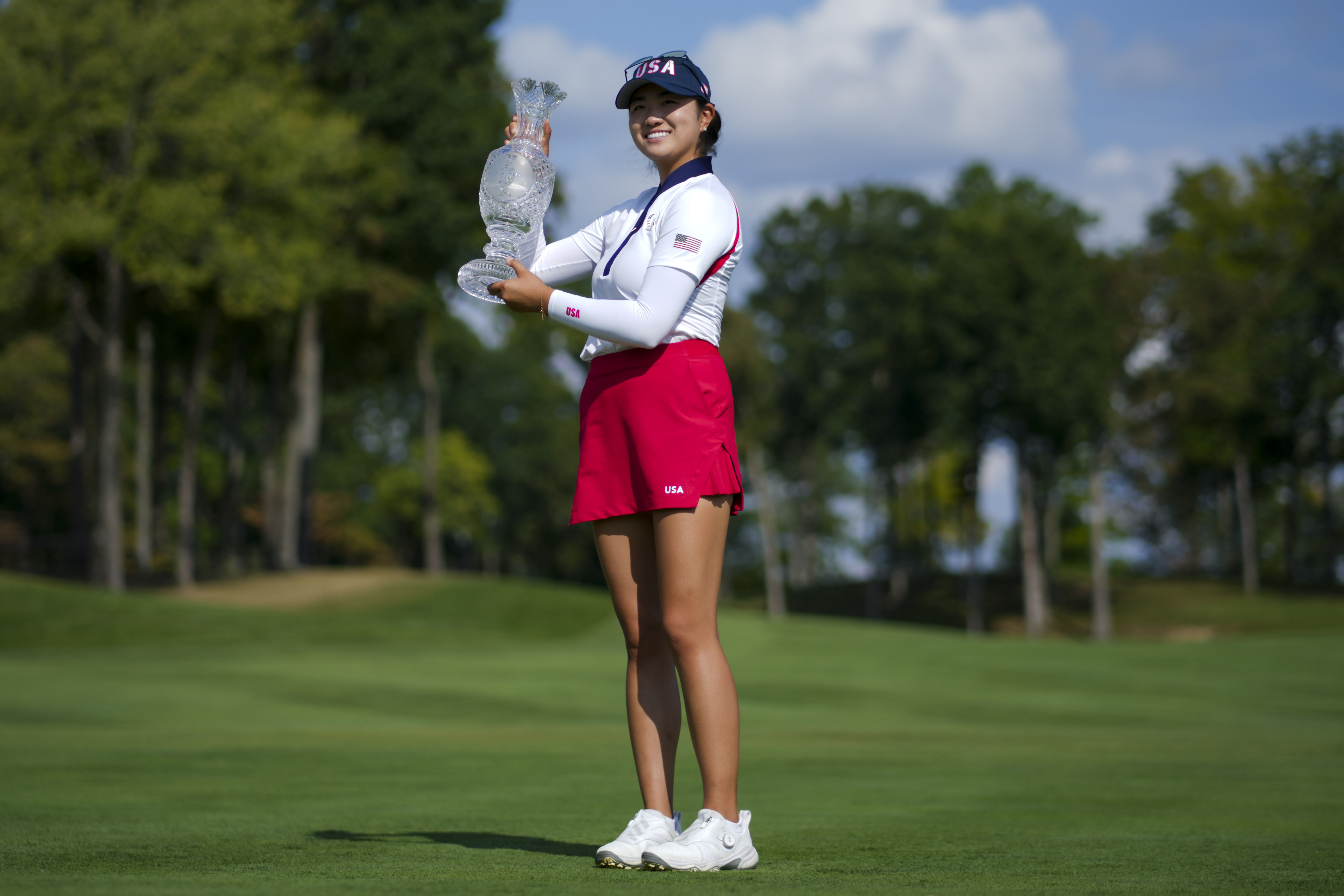 Rose Zhang, Solheim Cup (Image via Imagn)