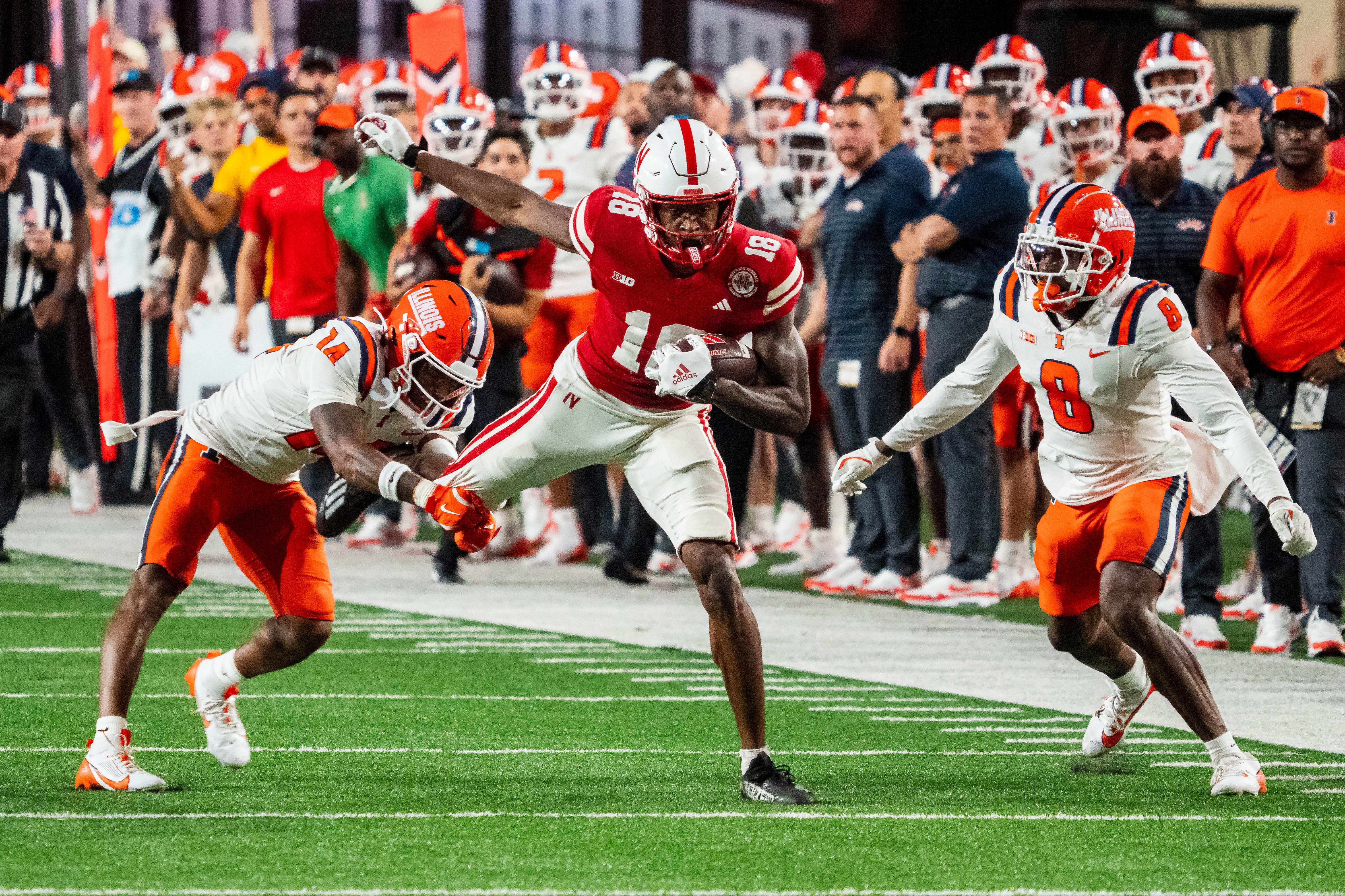 NCAA Football: Illinois at Nebraska - Source: Imagn