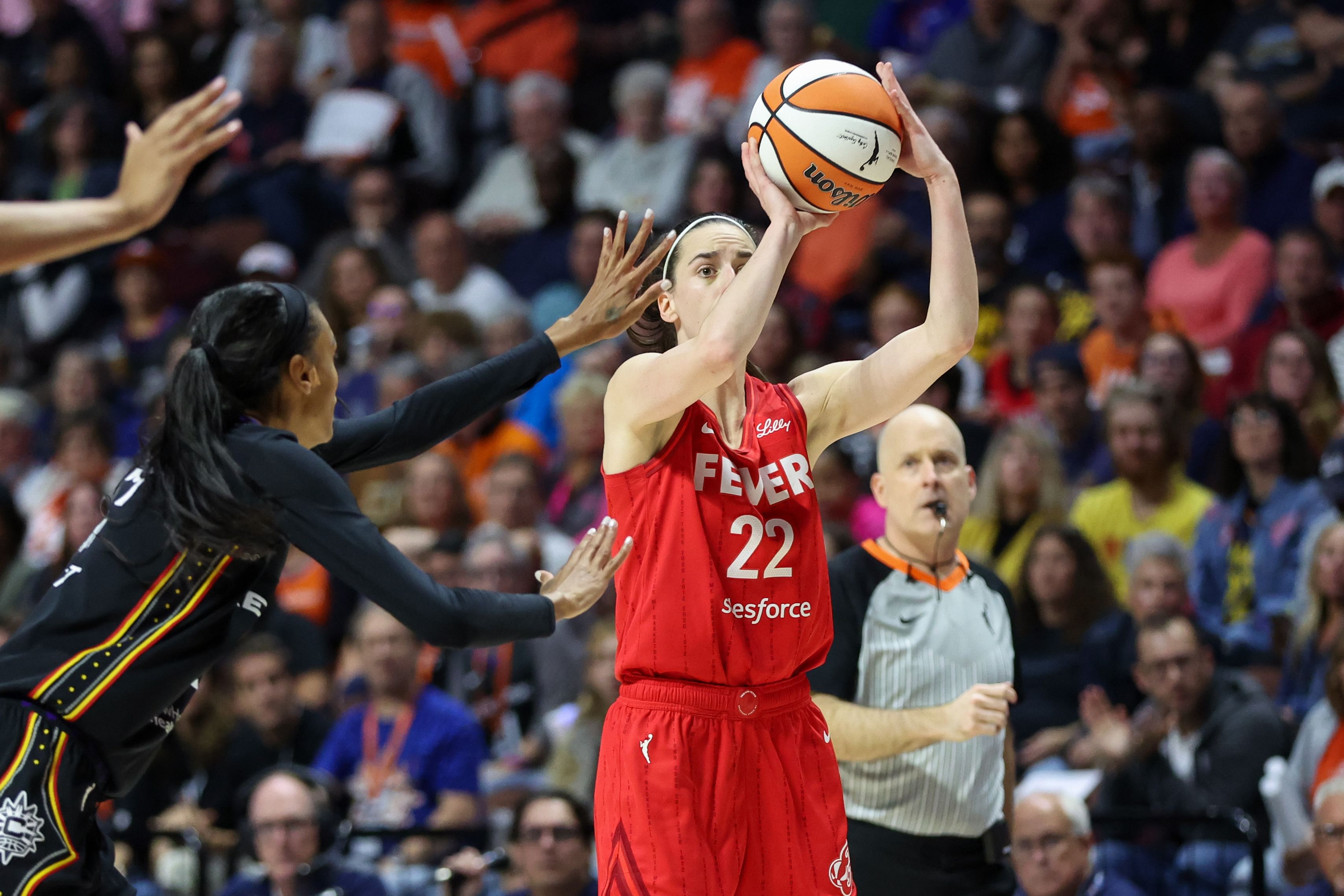 WNBA: Playoffs-Indiana Fever at Connecticut Sun - Source: Imagn