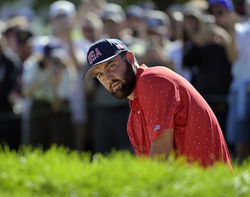 Scottie Scheffler during the final round of The Presidents Cup golf tournament. - Source: Imagn