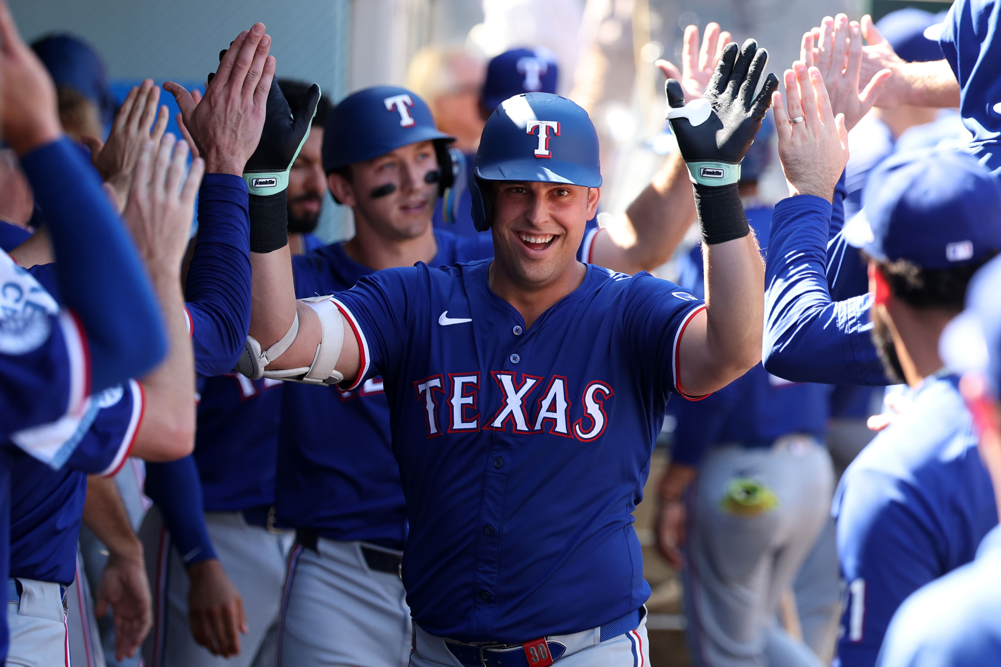 MLB: Texas Rangers at Los Angeles Angels - Source: Imagn