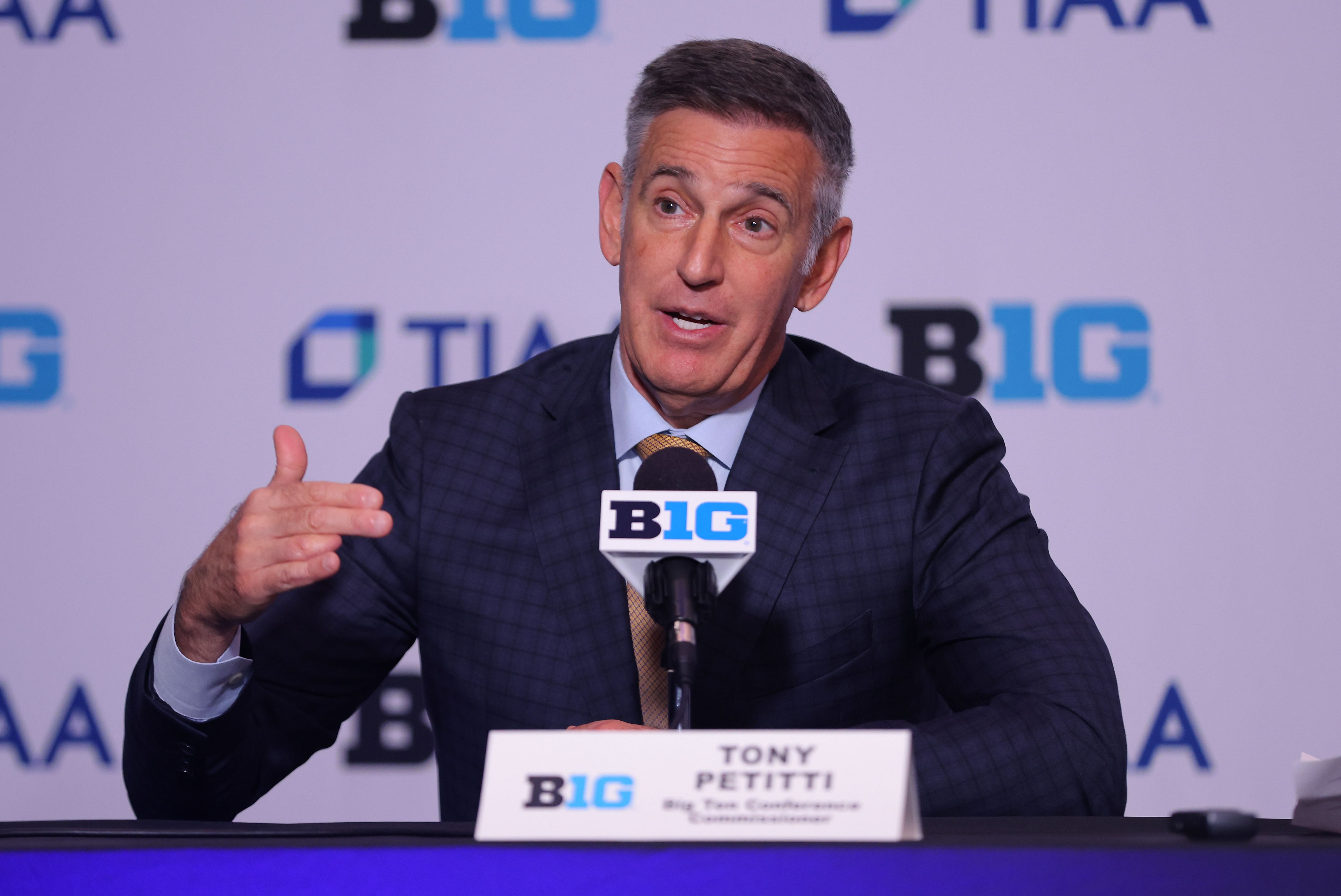 Big Ten commissioner Tony Petitti - Source: Imagn