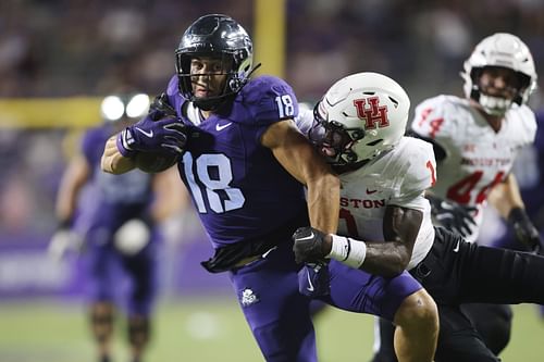 Veteran receiver Jack Bech is a likely NFL Draft pick from TCU. (Photo Credit: IMAGN)