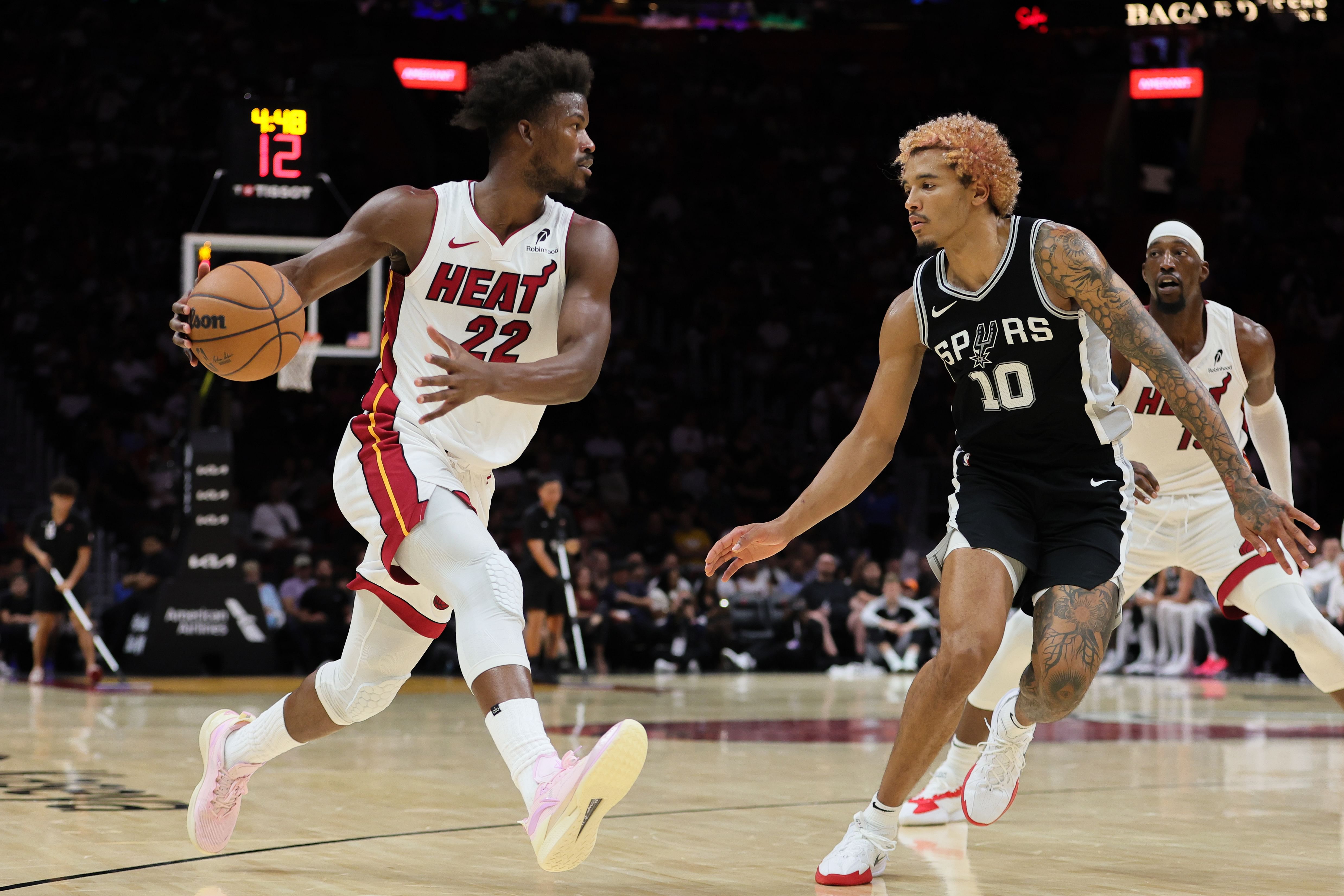 NBA: Preseason-San Antonio Spurs at Miami Heat - Source: Imagn