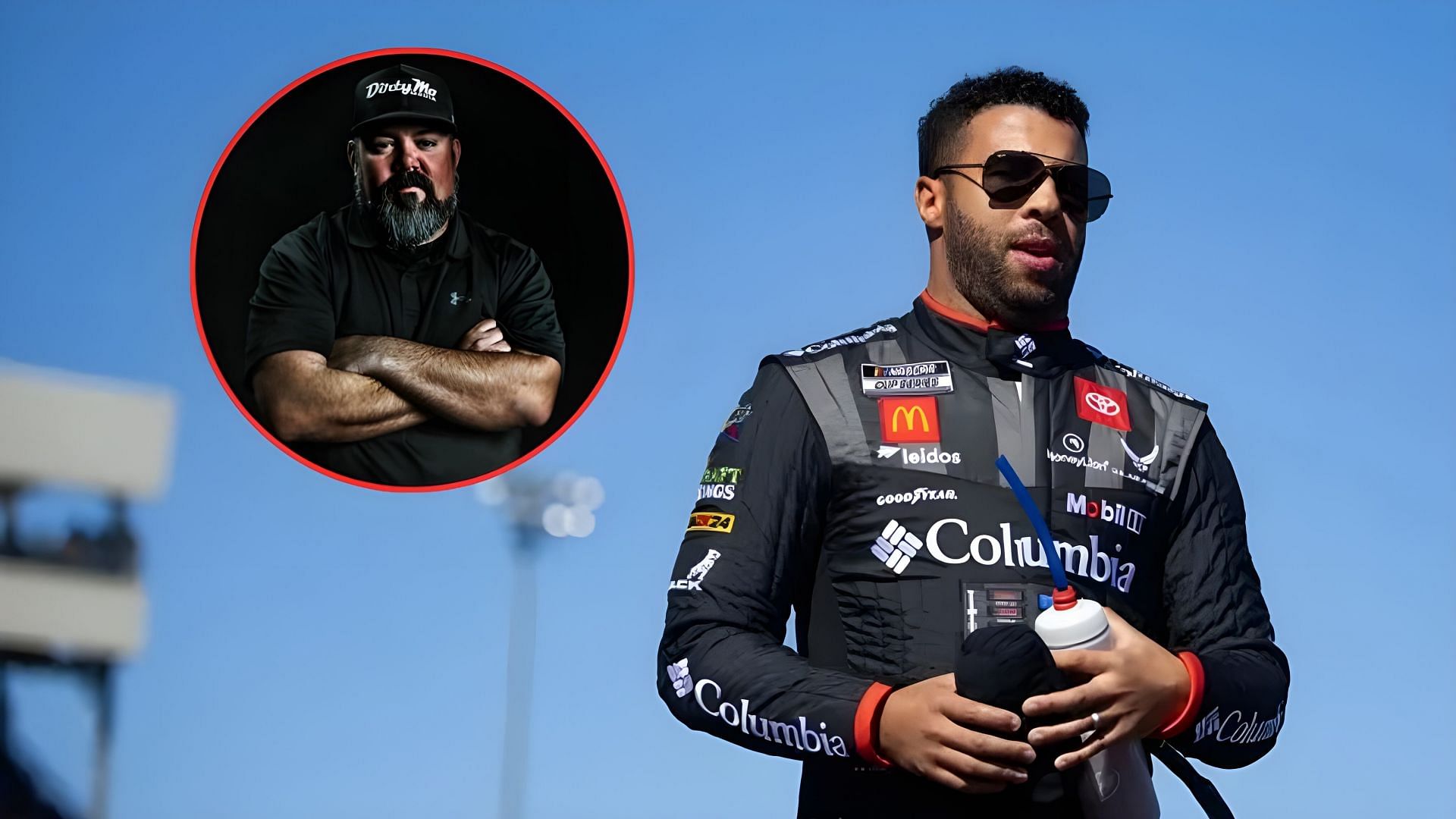 Bubba Wallace and spotter, Freddie Kraft. Source: via Imagn, X- Freddie Kraft