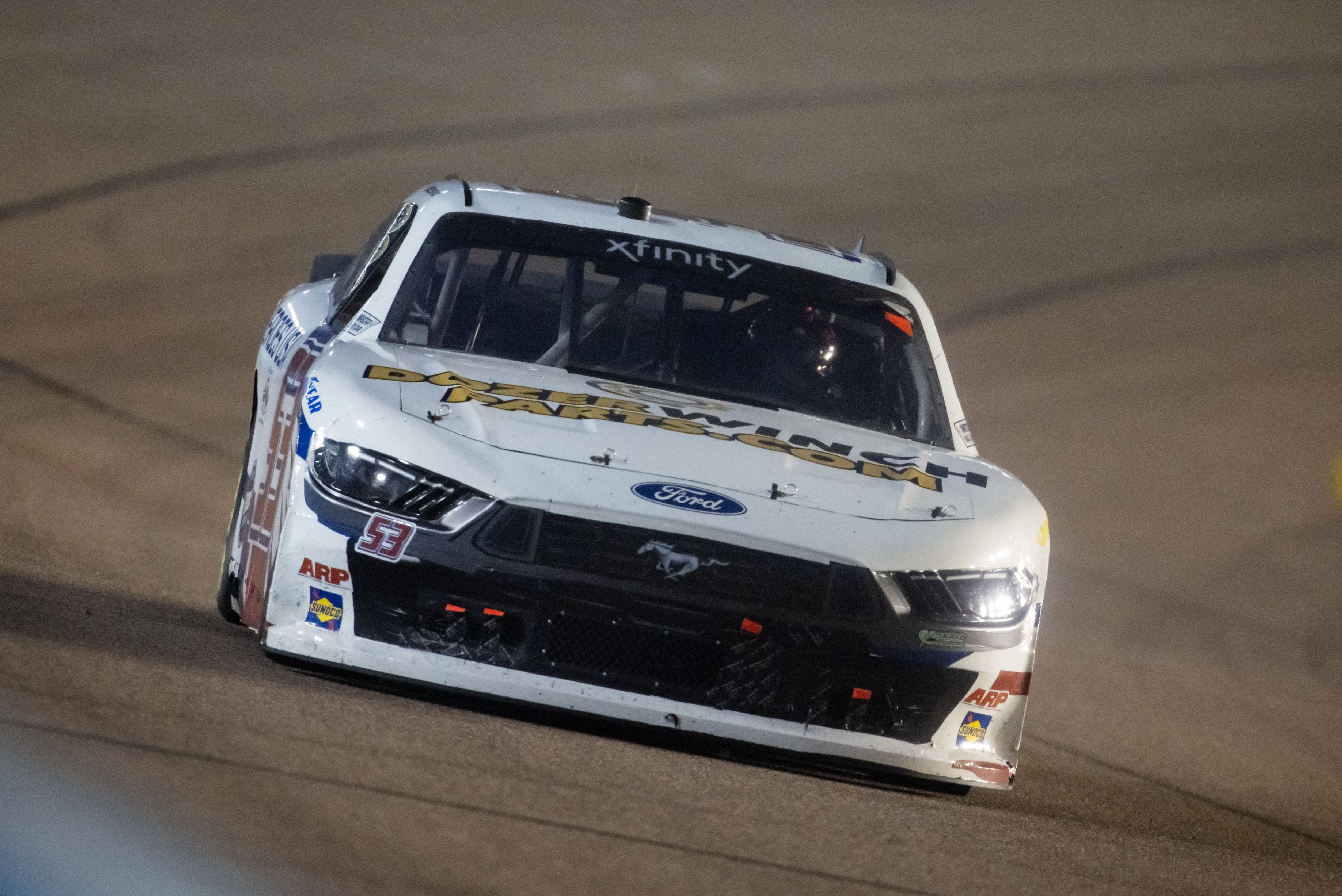 Garrett Smithley (53) during the Championship race at Phoenix Raceway. Mandatory Credit: Mark J. Rebilas-Imagn Images