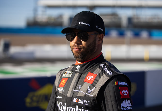 Bubba Wallace’s spotter not happy after the 23XI Racing driver ‘stole my line’