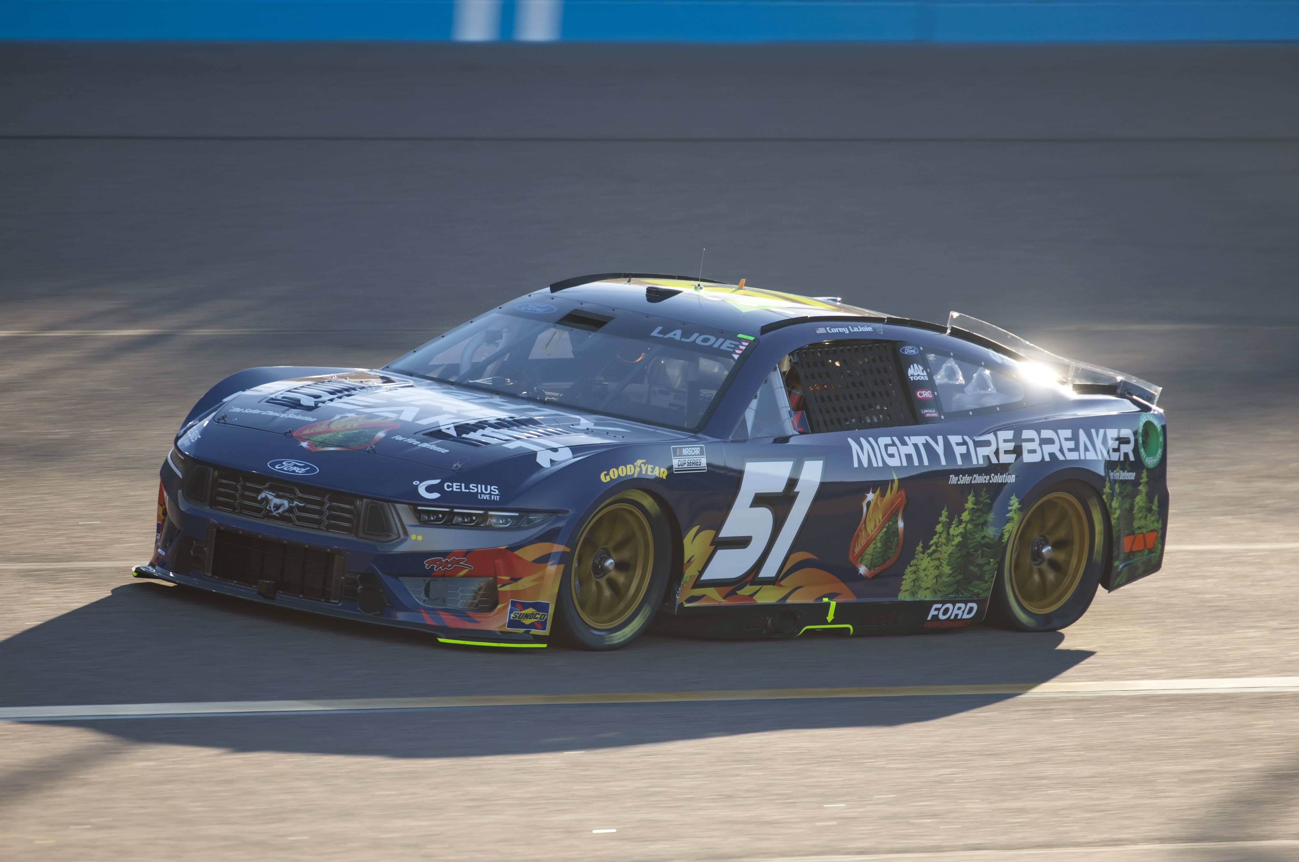 Corey LaJoie previously drove the No. 51 Ford Mustang for RWR - Source: Imagn