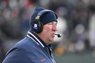Illinois coach Bret Bielema might consider Pat Coogan in the transfer portal. (Photo Credit: IMAGN)