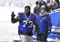 3x Super Bowl champ gets emotional as Dion Dawkins vows to push for NFL offensive lineman award