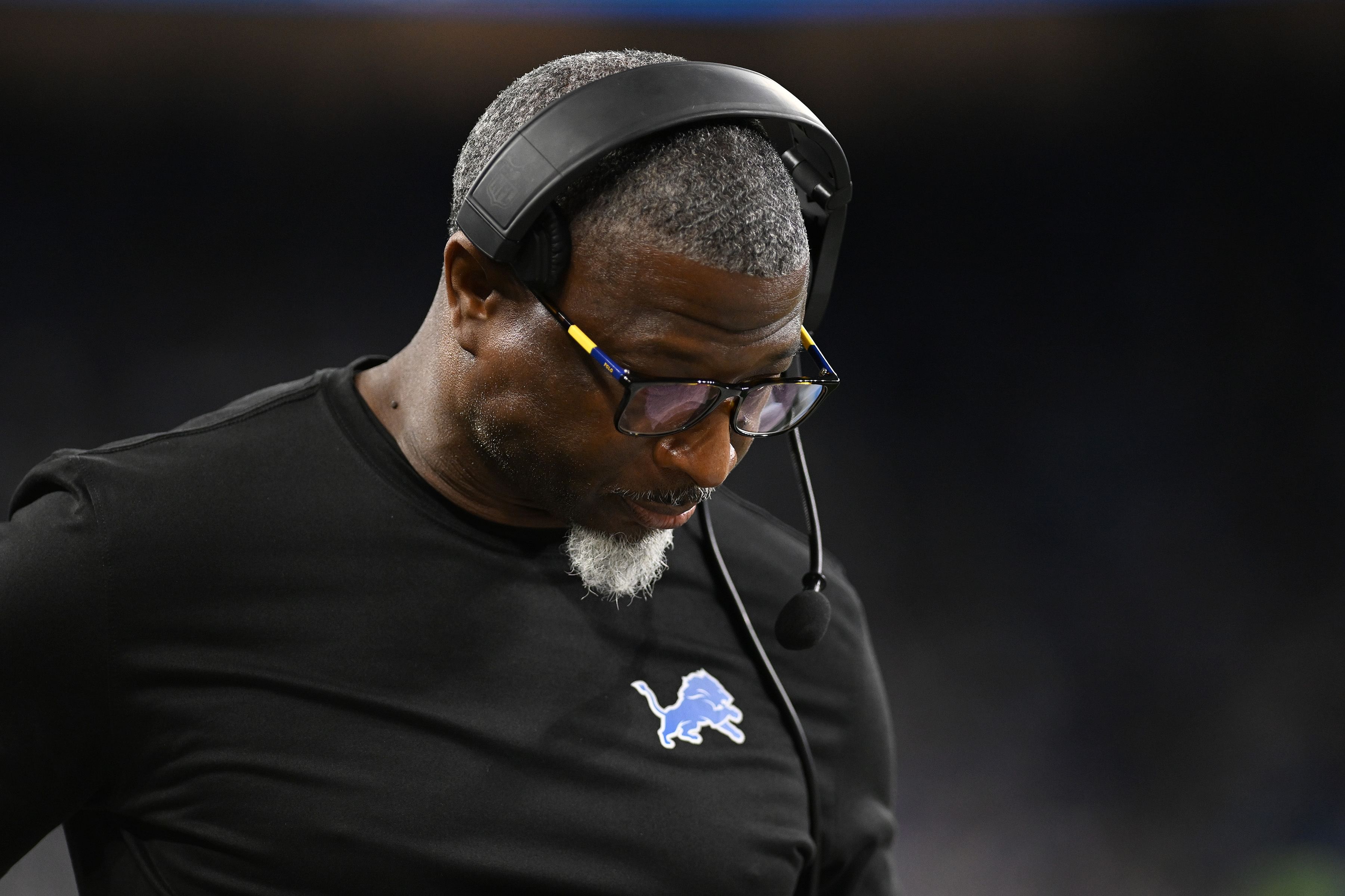 Detroit Lions defensive coordinator Aaron Glenn - Source: Imagn