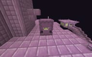 Shulkers are relatively rare mobs that generate only in End Cities in End biomes (Image via Mojang Studios)