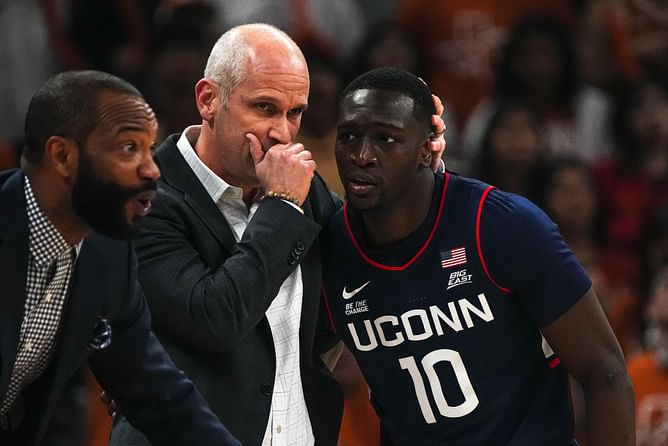 Dan Hurley's wife Andrea drops 3-word message for UConn's Hassan Diarra after strong performance vs. Providence