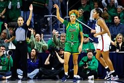 Hannah Hidalgo promotes Notre Dame's heartwarming gesture in a fight against cancer