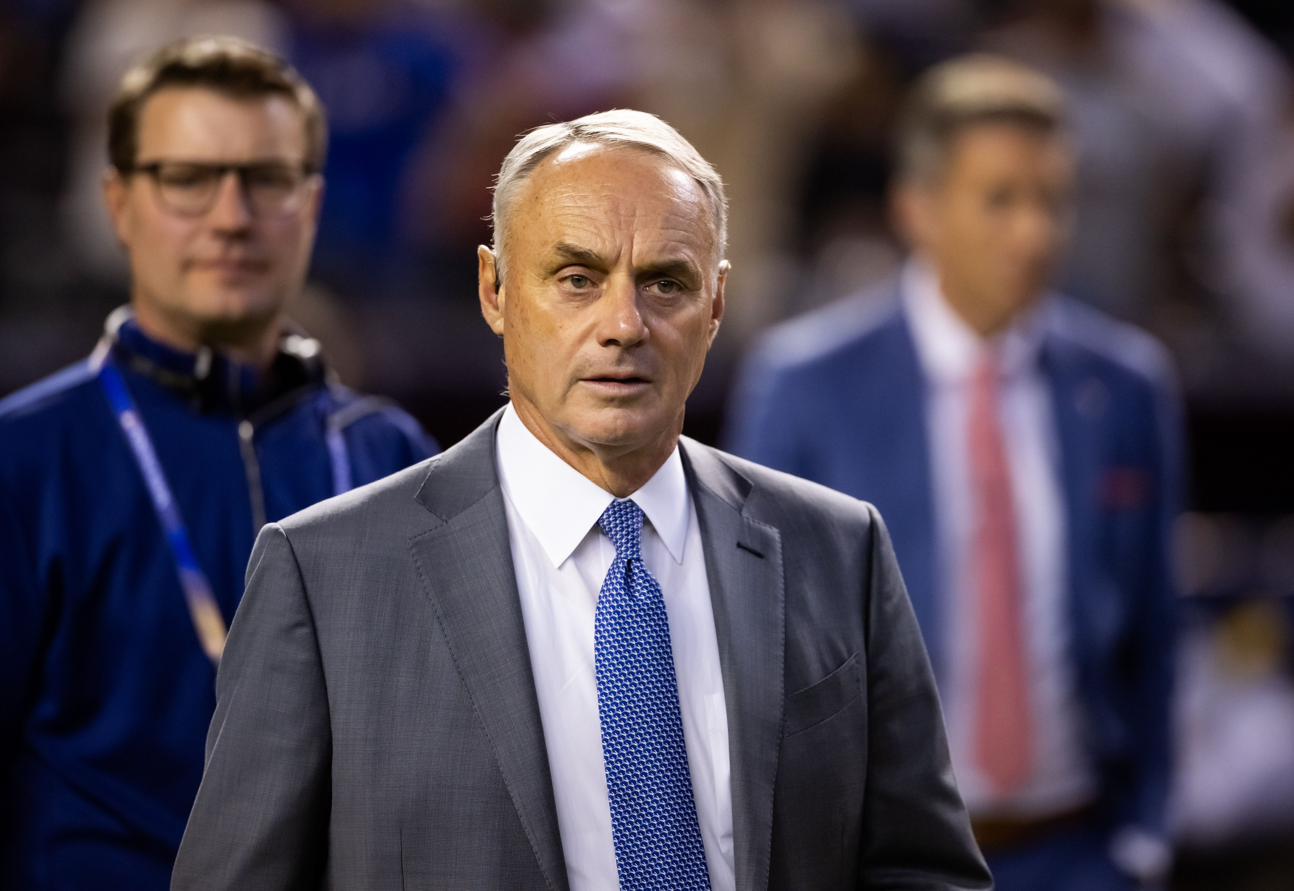 MLB World Series - Rob Manfred (Photo via IMAGN)