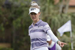 Golf Insider jokingly tells Nelly Korda where he wants the new Qi35 driver tattooed: "I feel like right cheek"