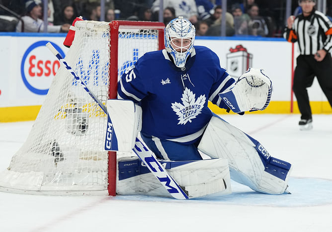 HC Craig Berube speaks out on his decision to start Dennis Hildeby as Maple Leafs' starting goalie
