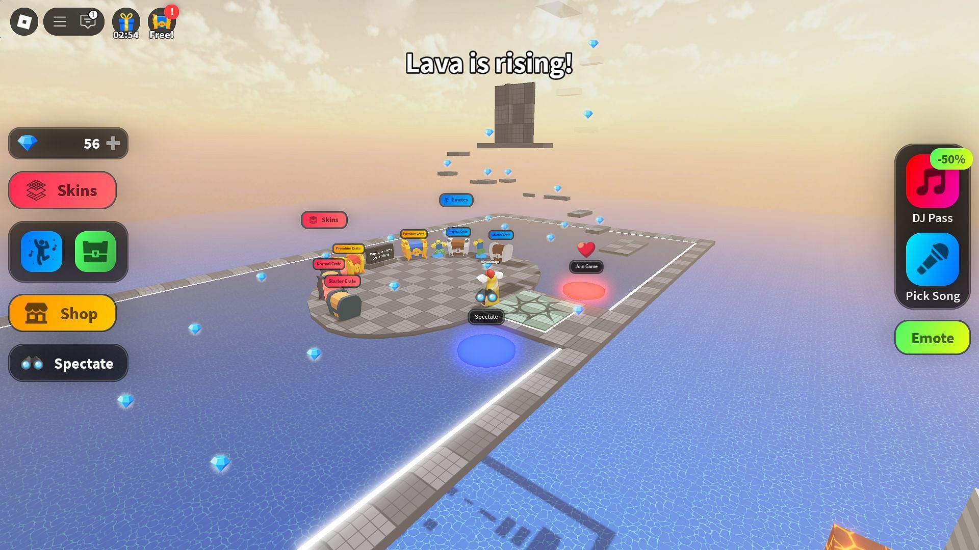 The overworld (Image via Roblox)