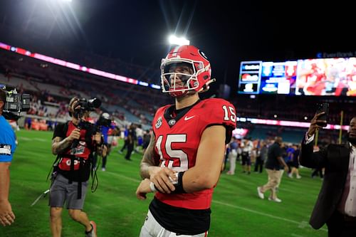 Georgia Bulldogs QB Carson Beck - Source: Imagn