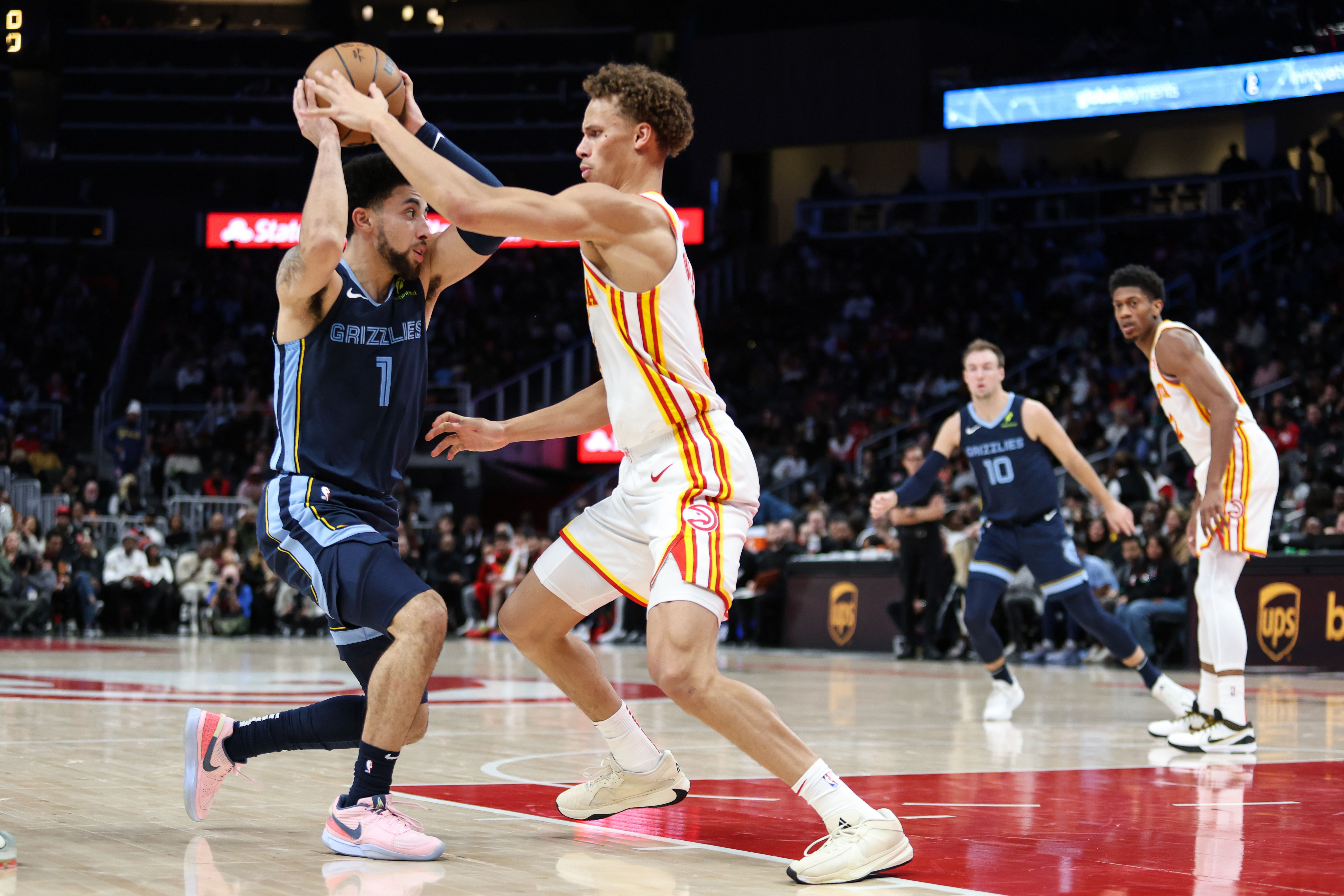 Atlanta Hawks guard Dyson Daniels (Image Credit: Jordan Godfree-Imagn Images)