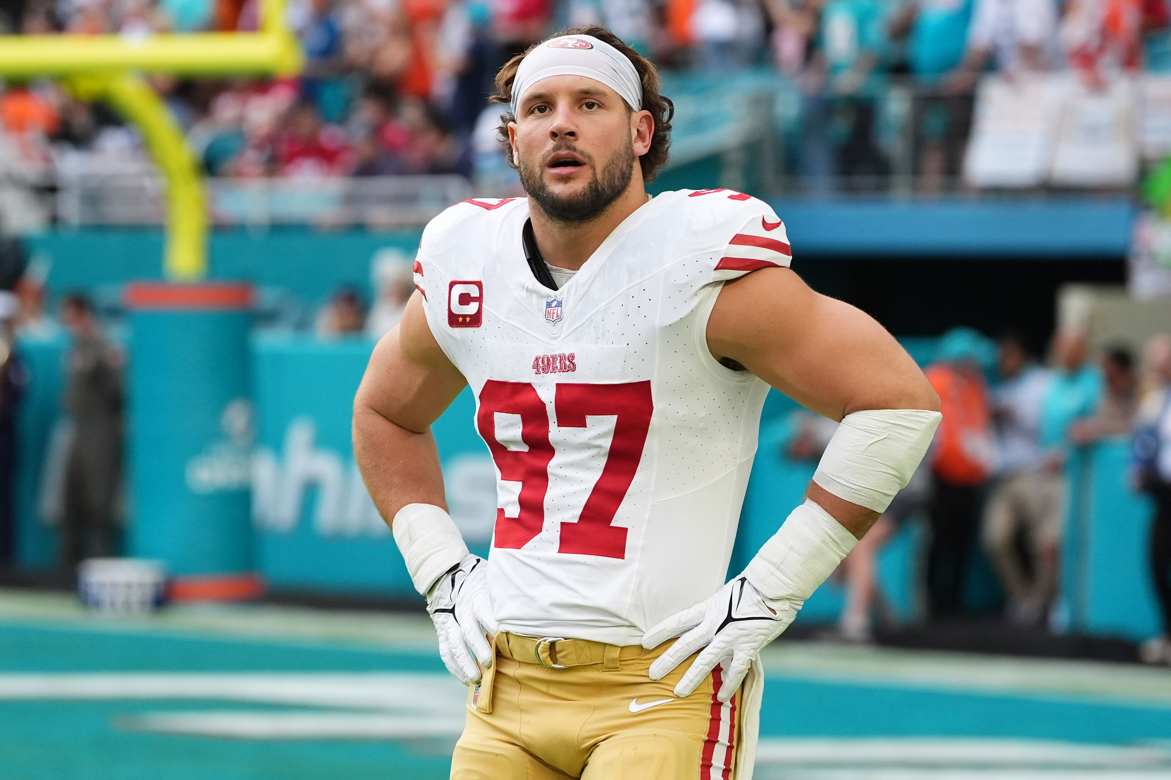 NFL: San Francisco 49ers DE Nick Bosa - Source: Imagn