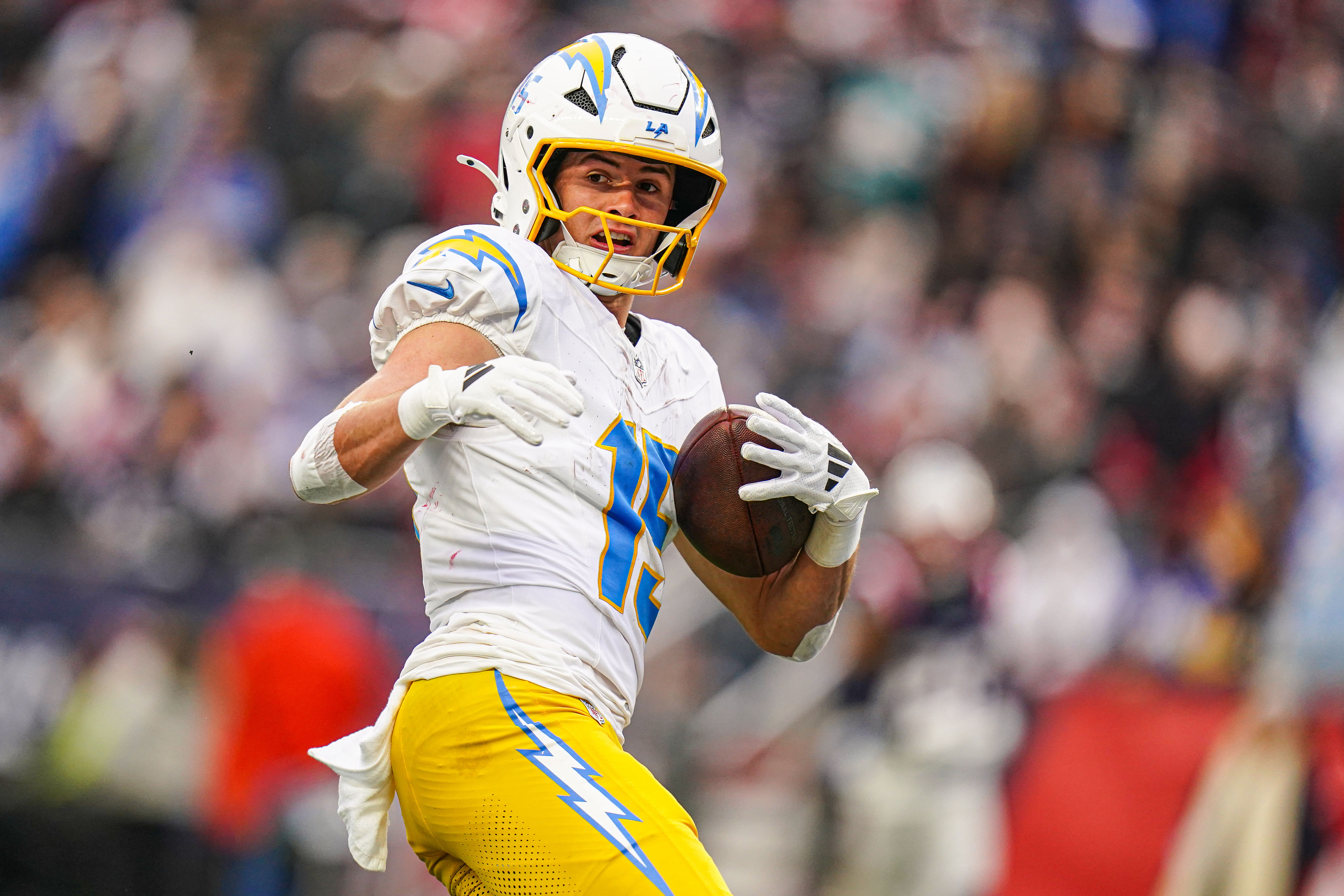 NFL: Los Angeles Chargers WR Ladd McConkey- Source: Imagn