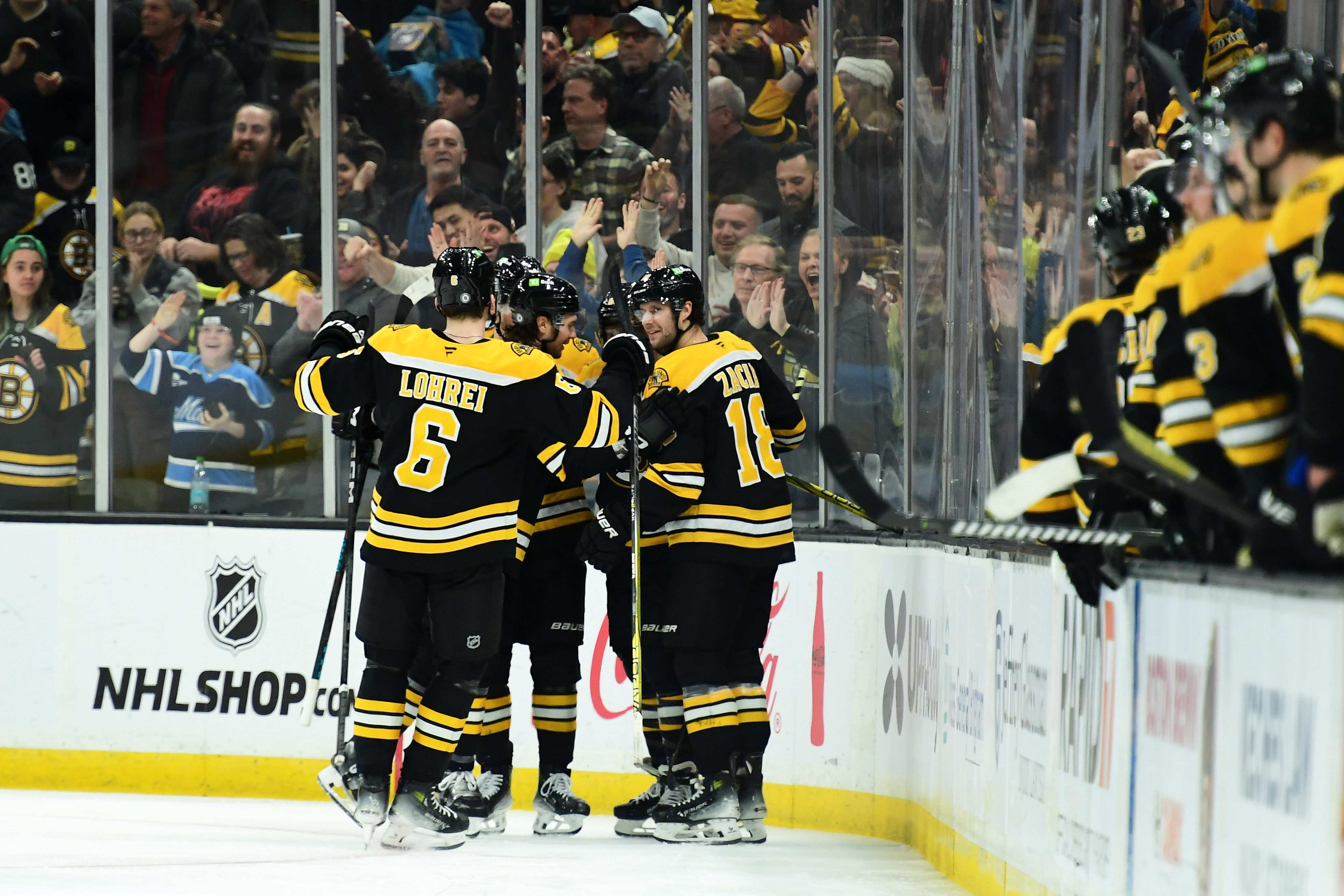 The Boston Bruins are on the road to face the Rangers (Imagn)