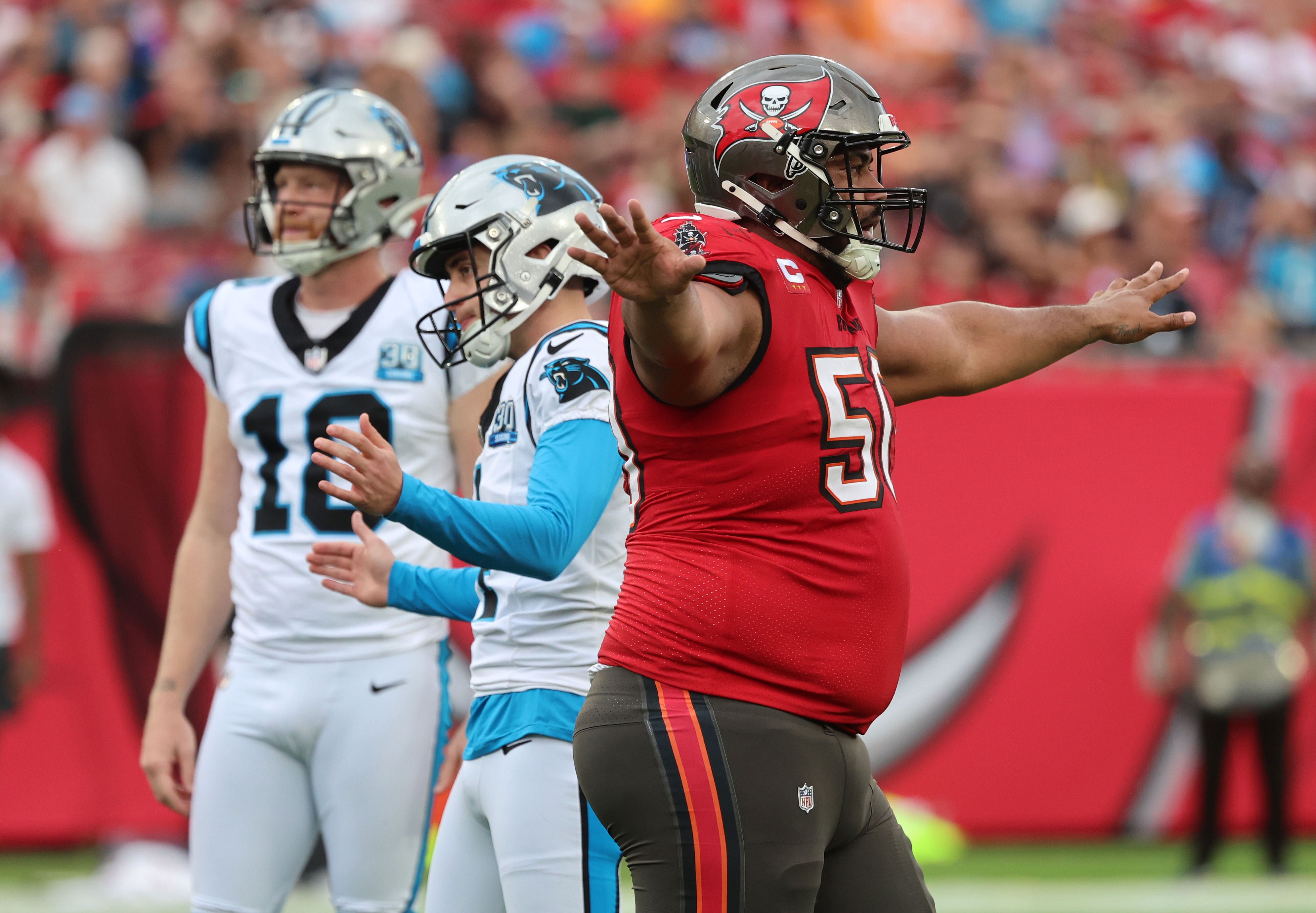 Vita Vea at Carolina Panthers at Tampa Bay Buccaneers - Source: Imagn