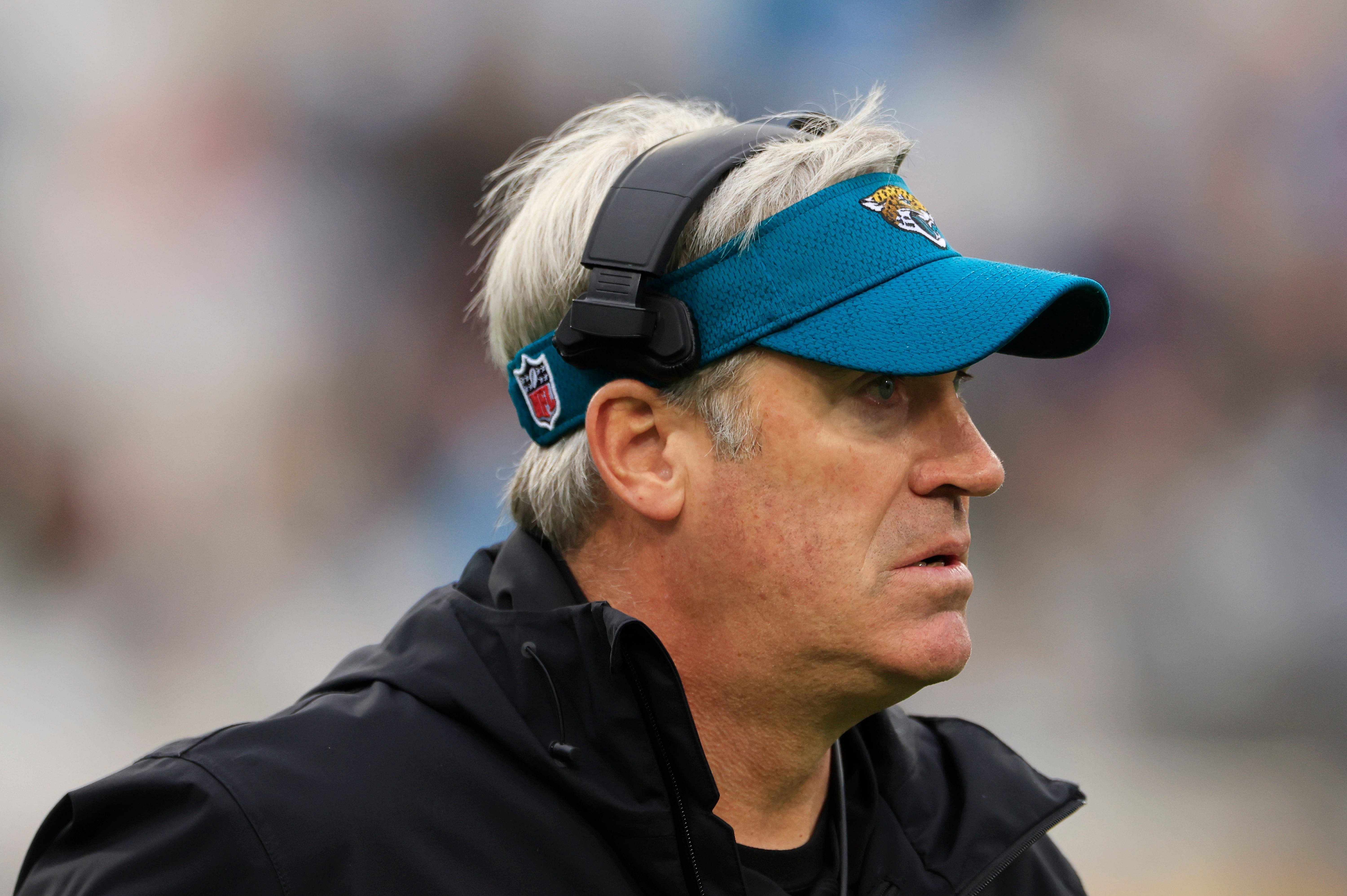 Jacksonville Jaguars coach Doug Pederson looks on - Source: Imagn