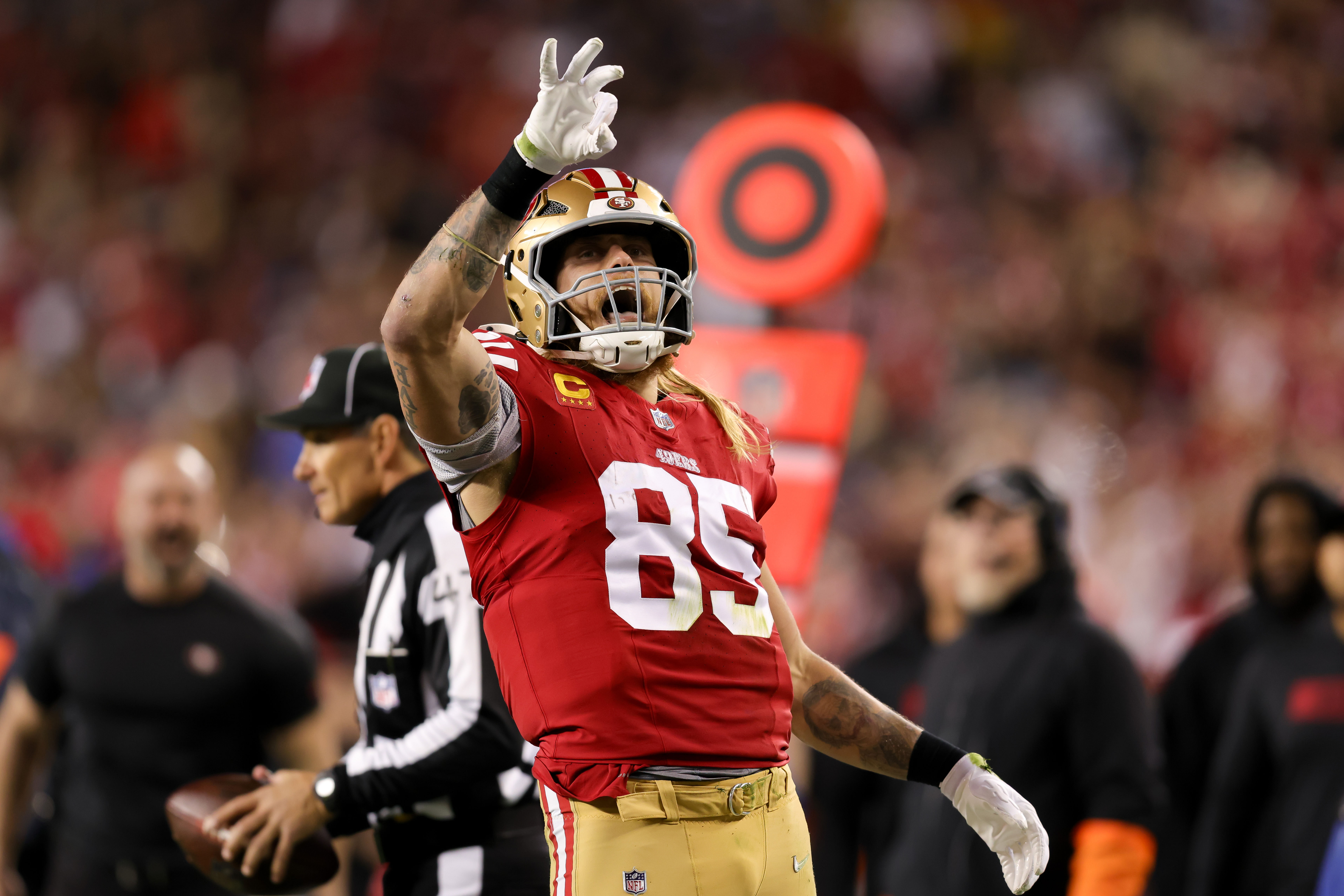 George Kittle at Detroit Lions at San Francisco 49ers - Source: Imagn