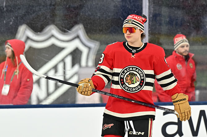 Connor Bedard doesn't mince his words in Blackhawks 6-2 blowout loss to Blues at NHL Winter Classic