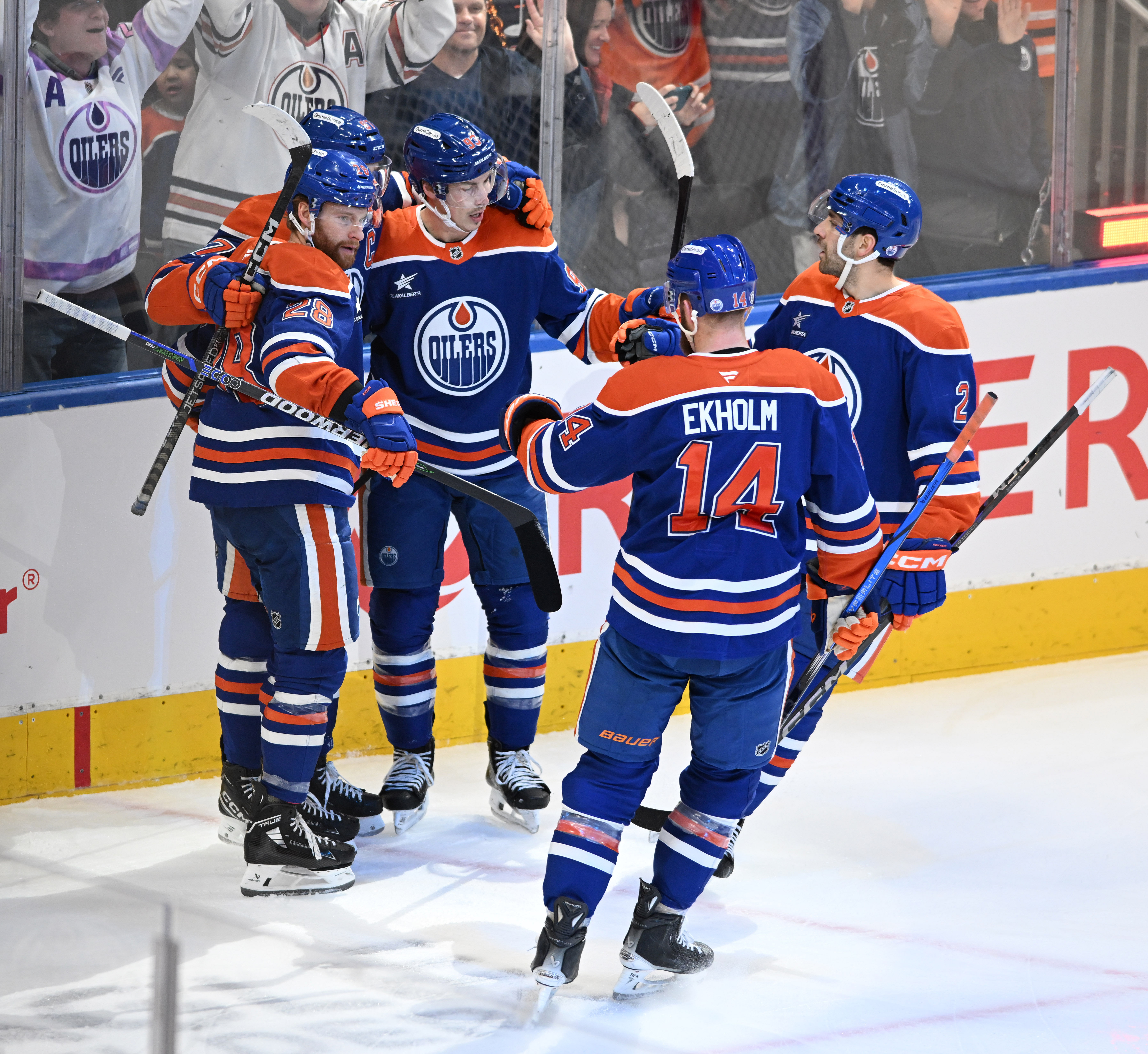 NHL: Utah at Edmonton Oilers - Source: Imagn