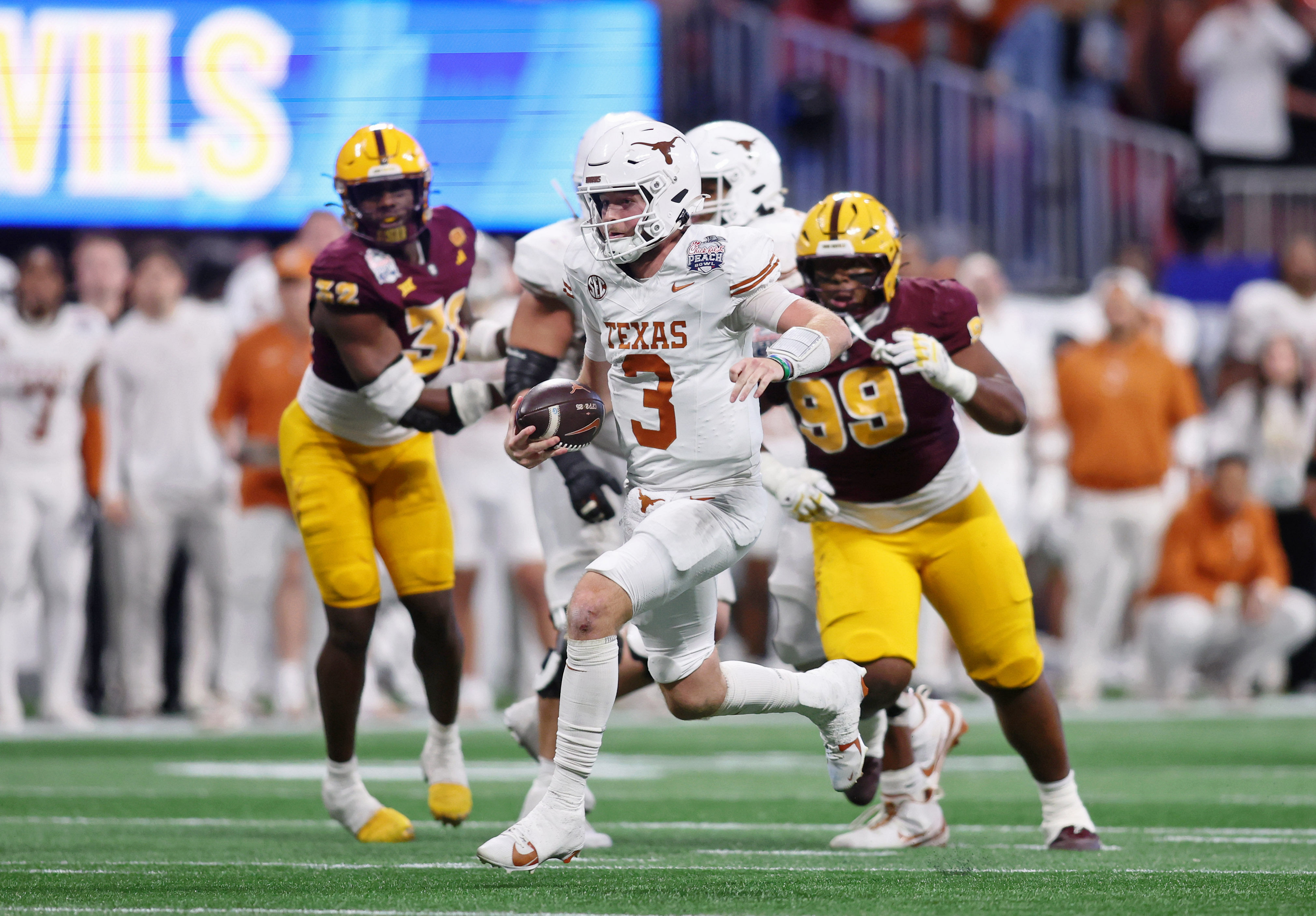 NCAA Football: Peach Bowl-Texas at Arizona State - Source: Imagn