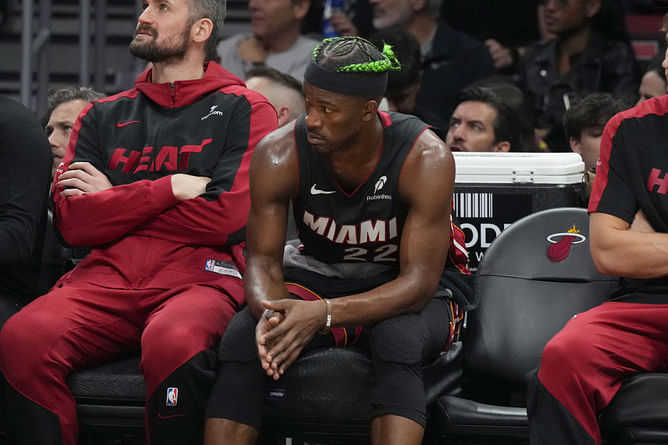 "Having Jimmy on is hilarious" - NBA fans react to Jimmy Butler being featured in Heat's announcement