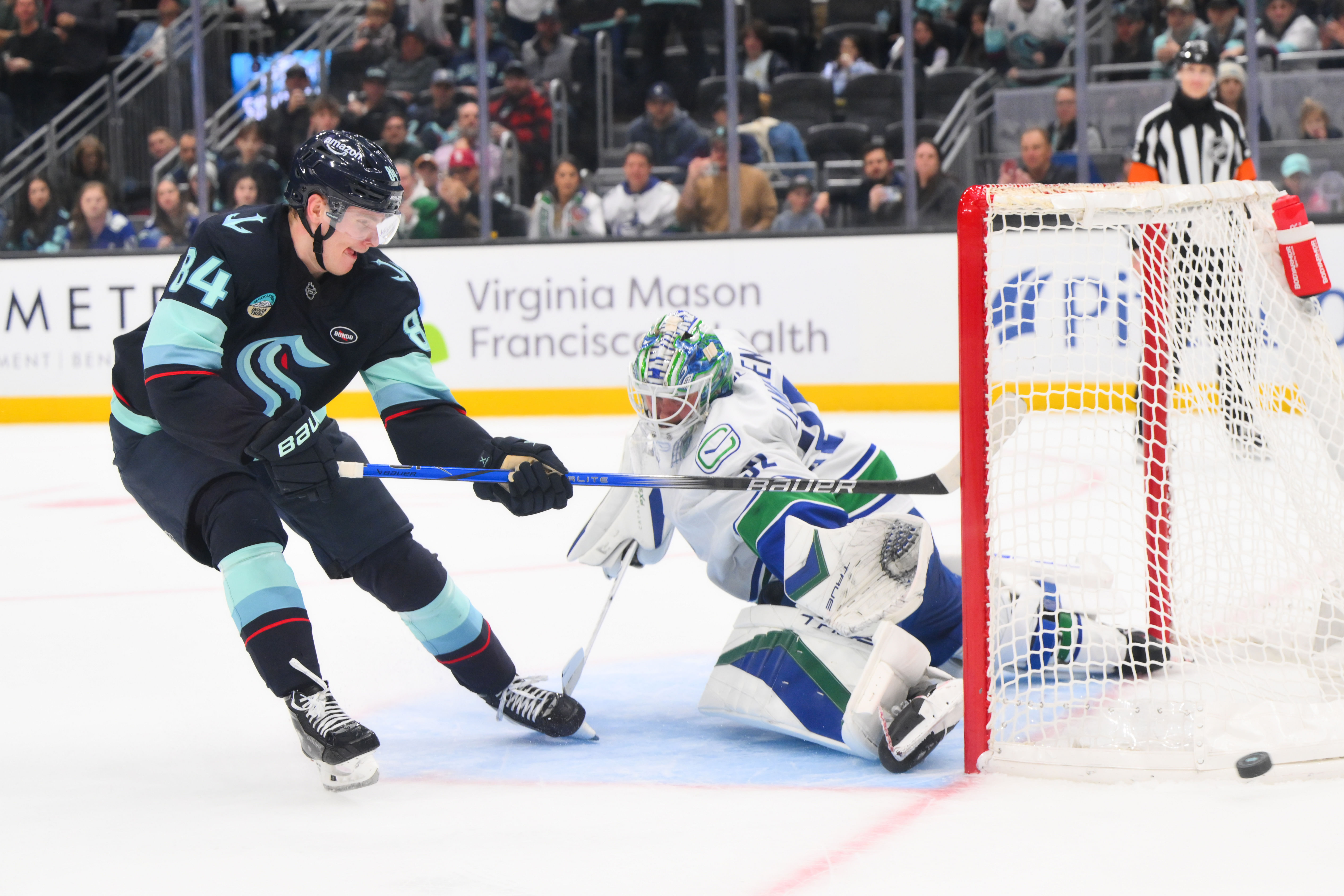 NHL: Vancouver Canucks at Seattle Kraken - Source: Imagn